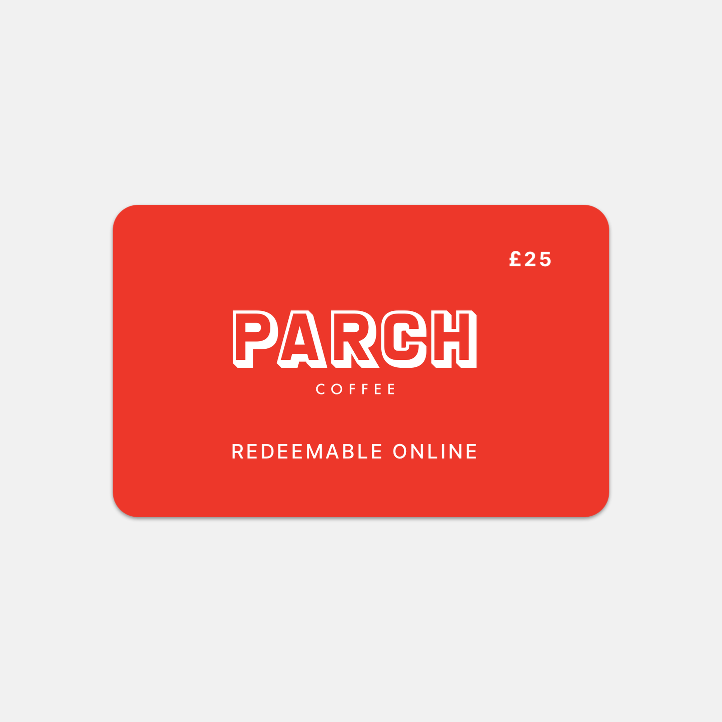 eGift voucher from Parch Coffee